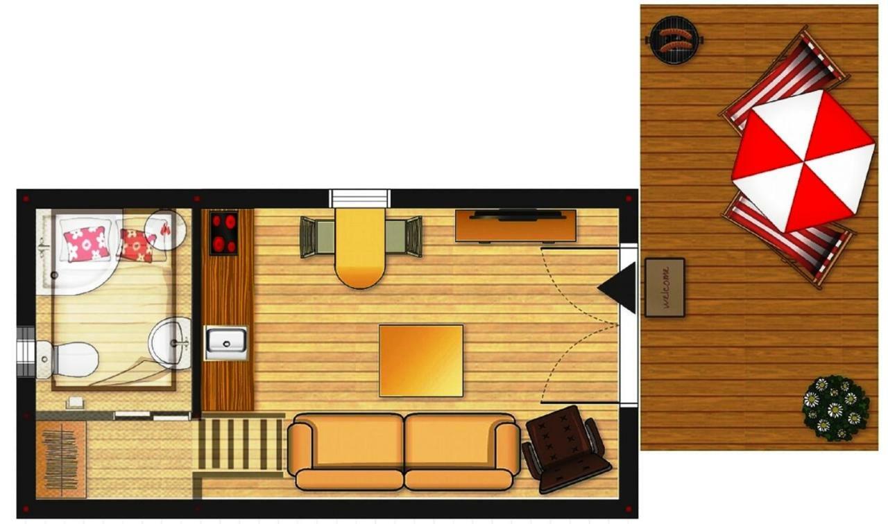 Tiny House Olivia Lejlighed Liptovský Hrádok Eksteriør billede
